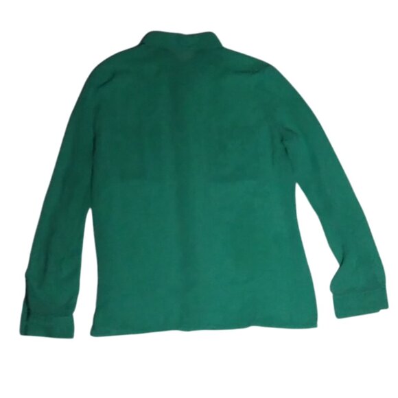 XAI, SHEER BOTTON DOWN, COLOR: GREEN, SIZE: M - Picture 2 of 7